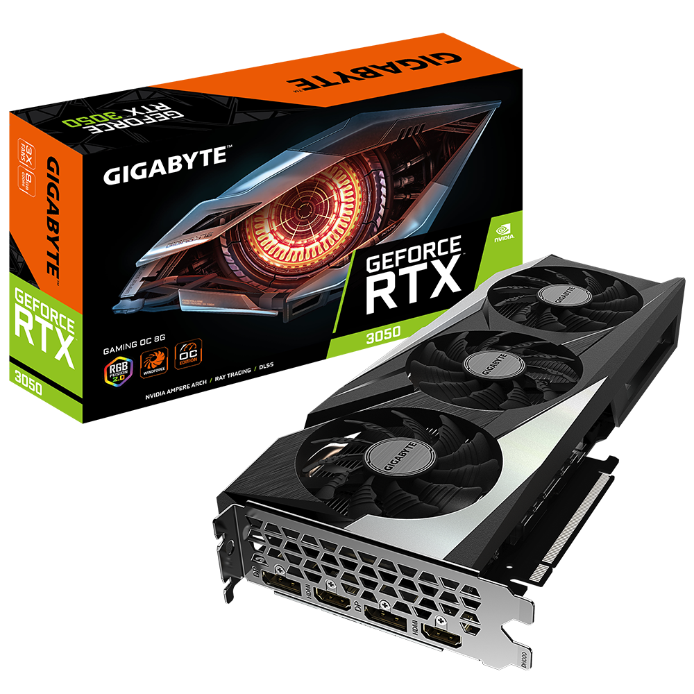 Gigabyte GeForce RTX™ 3050 GAMING OC 8G