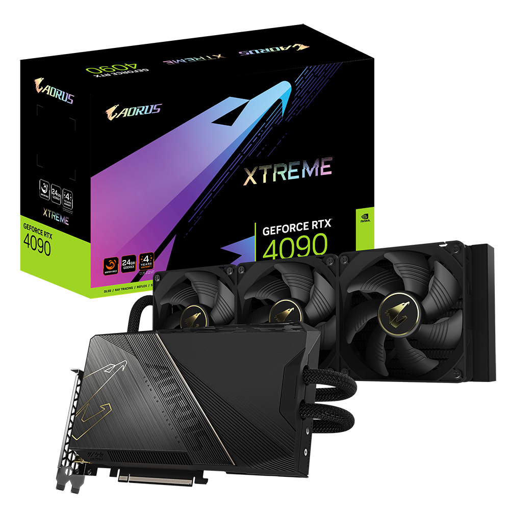 Gigabyte GeForce® RTX™ 4090 XTREME WATERFORCE 24G
